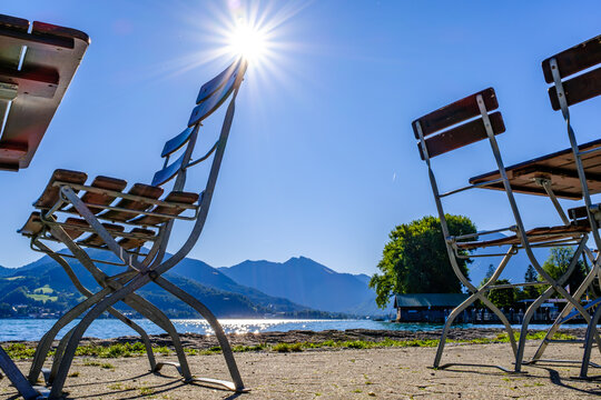 famous tegernsee lake - bad wiessee