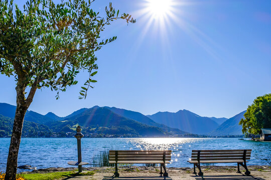 famous tegernsee lake - bad wiessee
