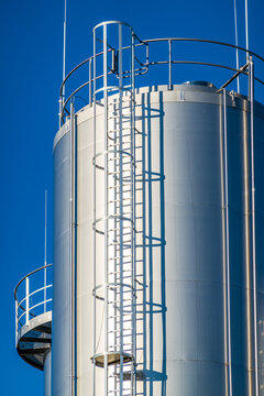 modern industry silo in austria