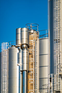 modern industry silo in austria
