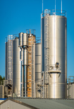 modern industry silo in austria