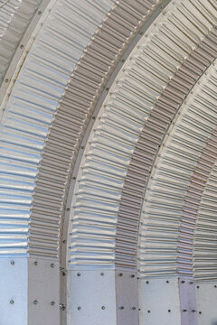 Lightweight Structure Corrugated Galvanized Steel Arches Industrial Building Hall