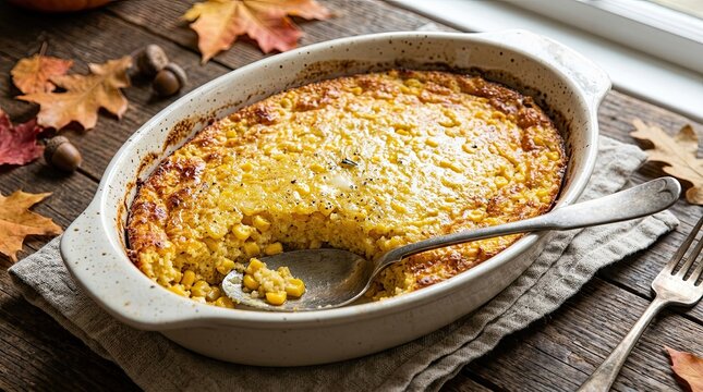 A delicious and golden sweet potato casserole a classic thanksgiving side dish for family gatherings
