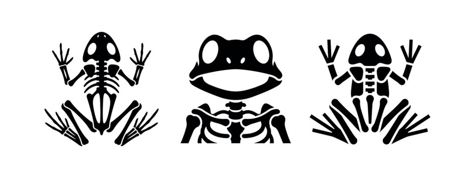 Frog Skeletons Icons