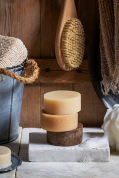Handmade Coffee, Ylang Ylang and Lemongrass Soaps for Bathing