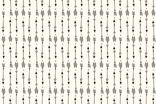 Vertical black arrow pattern on a light beige background.
