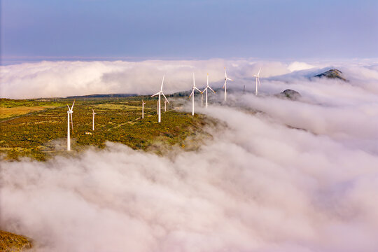 Wind energy production on Madeira Island, renewable infrastructure supporting regional energy transition in mountainous terrain