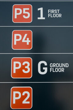 UK, England, London, Stratford multistorey carpark lift plan