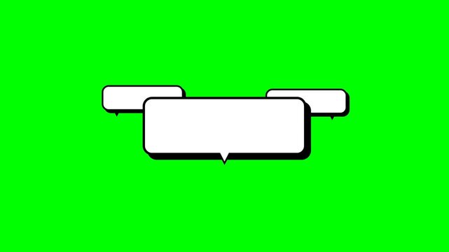 Animated Pop-up Text Boxes on Green Screen