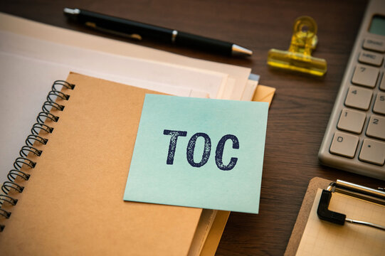 Theory of Constraints sticky note concept &mdash; essential visual for operational excellence and lean management blog posts