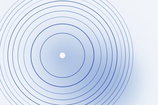 White paper and blue ink x ray diffraction spot pattern background