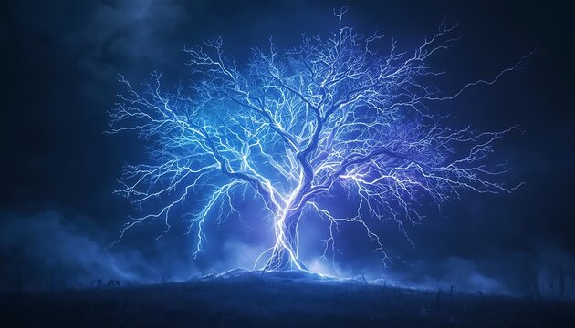lightning in a tree