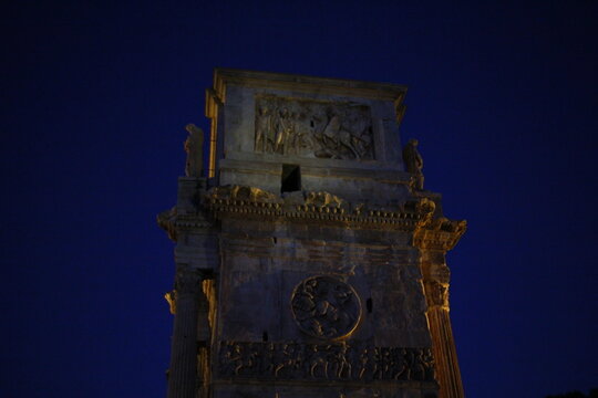The Arch of Constantine in the Early Evening, Rome, Italy on May 24th, 2026