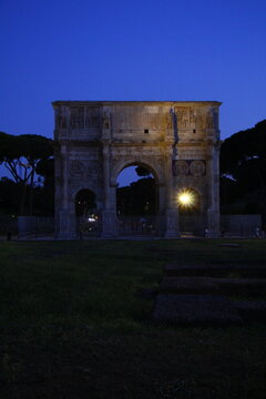 The Arch of Constantine in the Early Evening, Rome, Italy on May 24th, 2026