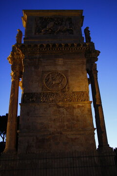 The Arch of Constantine in the Early Evening, Rome, Italy on May 24th, 2026