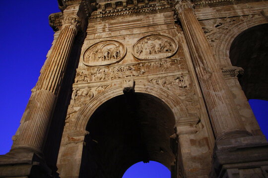The Arch of Constantine in the Early Evening, Rome, Italy on May 24th, 2026
