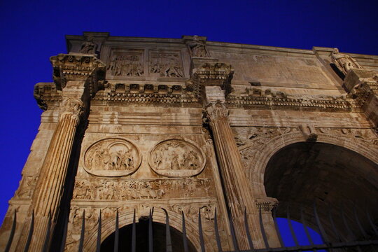 The Arch of Constantine in the Early Evening, Rome, Italy on May 24th, 2026