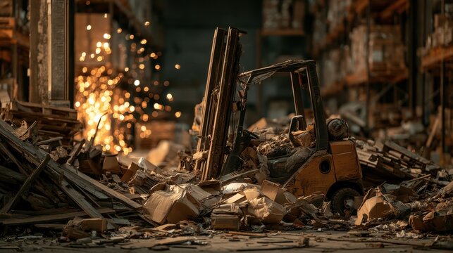 Warehouse accidents can result from equipment failures, worker errors, unstable inventory, or unsafe loading procedures, causing injuries and financial losses.
