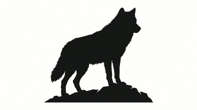 wolf head vector