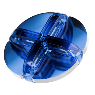 Orbital Glass Form 3D Illustration