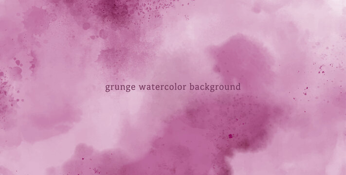 Abstract watercolor art background template. purple watercolor backdrop empty space for text, banner, presentation or product display graphic design