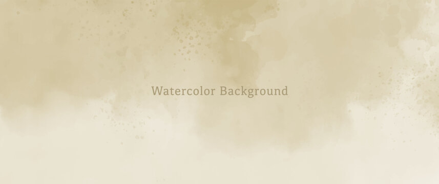 Abstract watercolor art background template. brown watercolor backdrop empty space for text, banner, presentation or product display graphic design