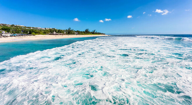 Plage des Brisants, Saint-Gilles, &icirc;le de la R&eacute;union 