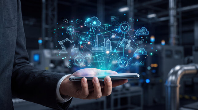 Industrial Internet of Things Digital Network and Smart Connectivity