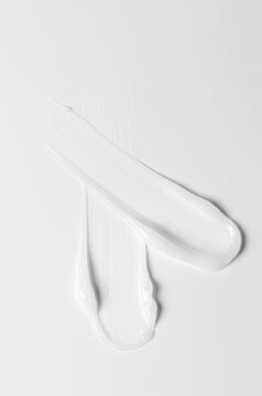 A sample of a moisturizing cosmetic product for the body. Gel or cream or serum for the skin.