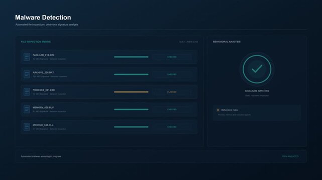 Malware Detection Dashboard with Automated File Scanning and Threat Analysis