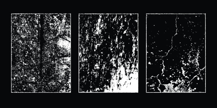 Grunge Urban Backgrounds set.Texture Vector.Dust Overlay Distress Grain ,Simply Place illustration over any Object to Create grungy Effect .abstract,splattered , dirty, texture for your design.
