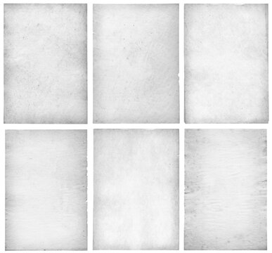 Vintage Collection of Gray Aged Papers