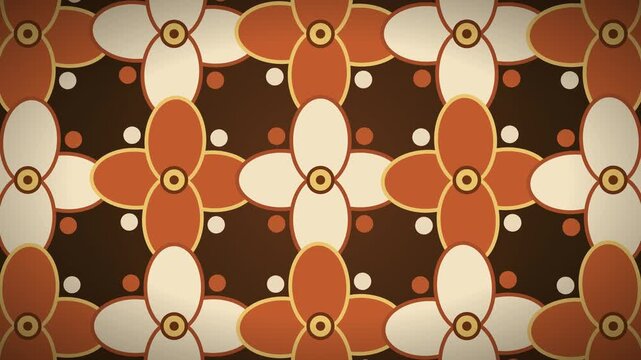 Kawung Batik Tessellation Flow