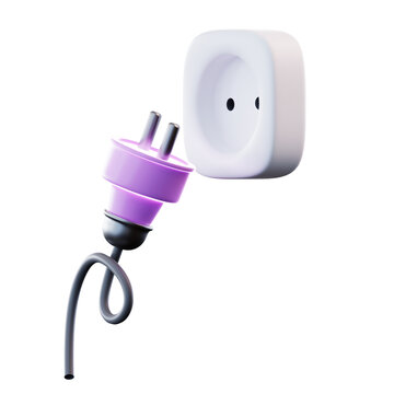 3D Illustration Connection Lost