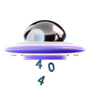 3D Illustration Lost In Space