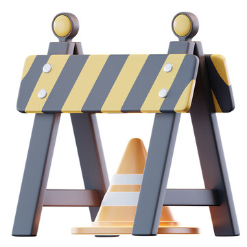 3D Illustration Under Maintenance