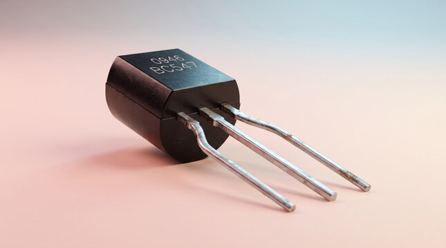 Electronic components and semiconductor parts for circuit design and hardware prototyping isolated on background