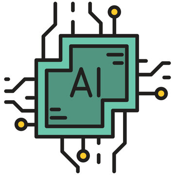 AI Data Processing Icon