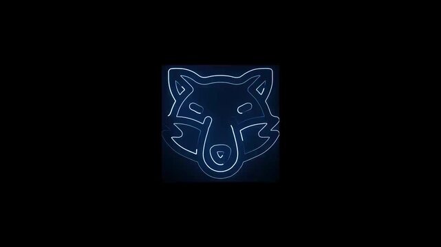 Wolf, alpha channel enabled Digital 3D Animation of a Wolf