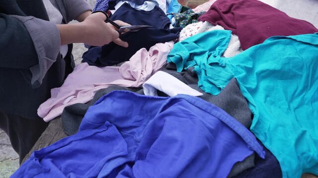 Textile recycling. Used Clothing Recycling and Textile Waste Reduction
