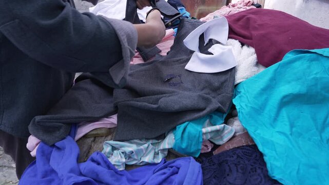 Textile recycling. Used Clothing Recycling and Textile Waste Reduction