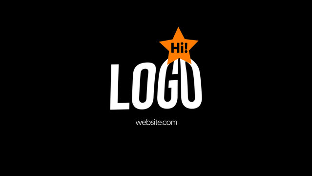 Kinetic Logo Motion Shapes Star Dark &ndash; Creative Geometric Logo Reveal, Dynamic Shape Animation and Energetic Brand Motion Effects for Promos, Openers and Social Media Videos