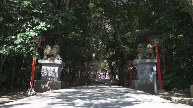兵庫 越木岩神社 岩社参道