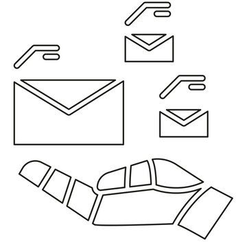 Robotic Email Management Icon
