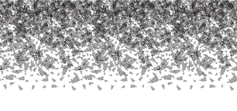  Abstract Monochrome Background with Hand Drawn Scribble Gradient Fade, Black and White Hatching Texture Pattern