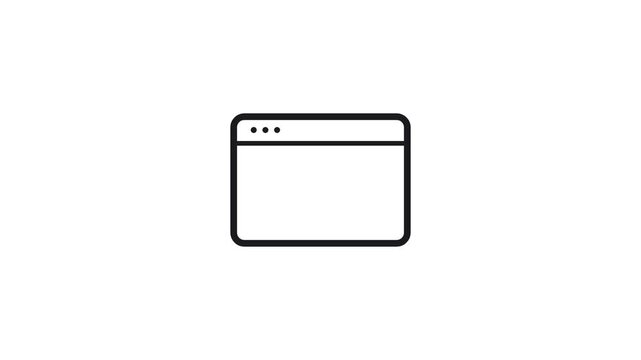 Code Brackets Floating Animation on White Background