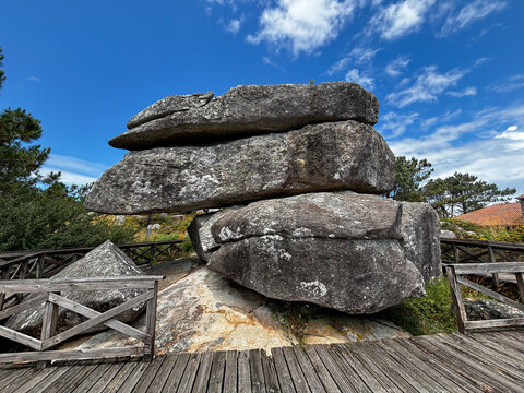 Mirador de Siradella Viewpoint in Galicia, Spain