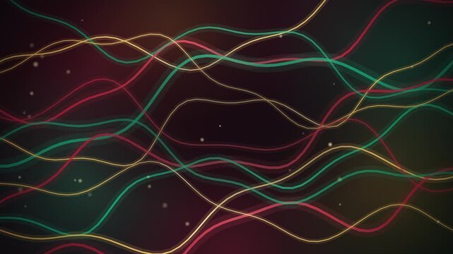 Gold Red and Emerald Green Liquid Marble Flow Seamless Loop Background