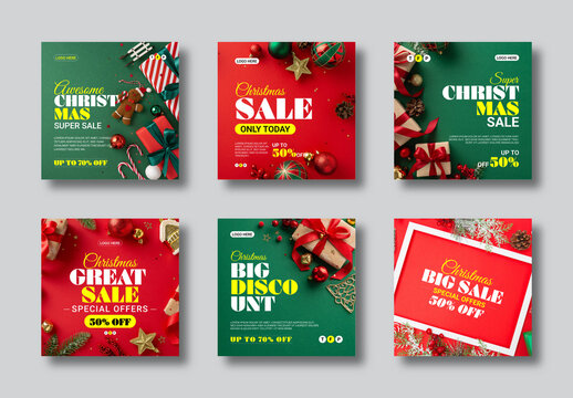 Christmas Social Media Post Template
