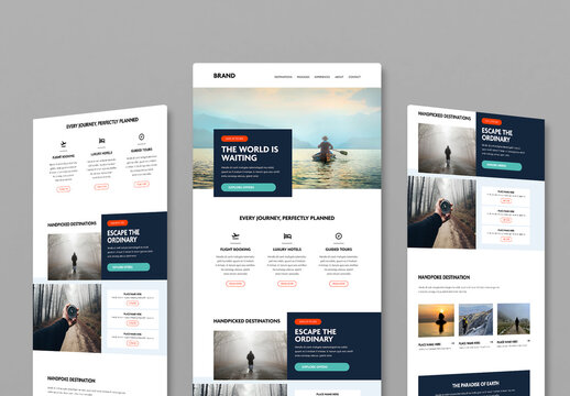 Travel Agency Email Newsletter Template